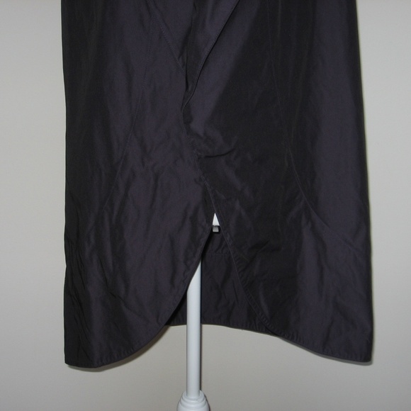 BRYN WALKER Gray Poly Shawl Collar Open Front Vest - Picture 3 of 6